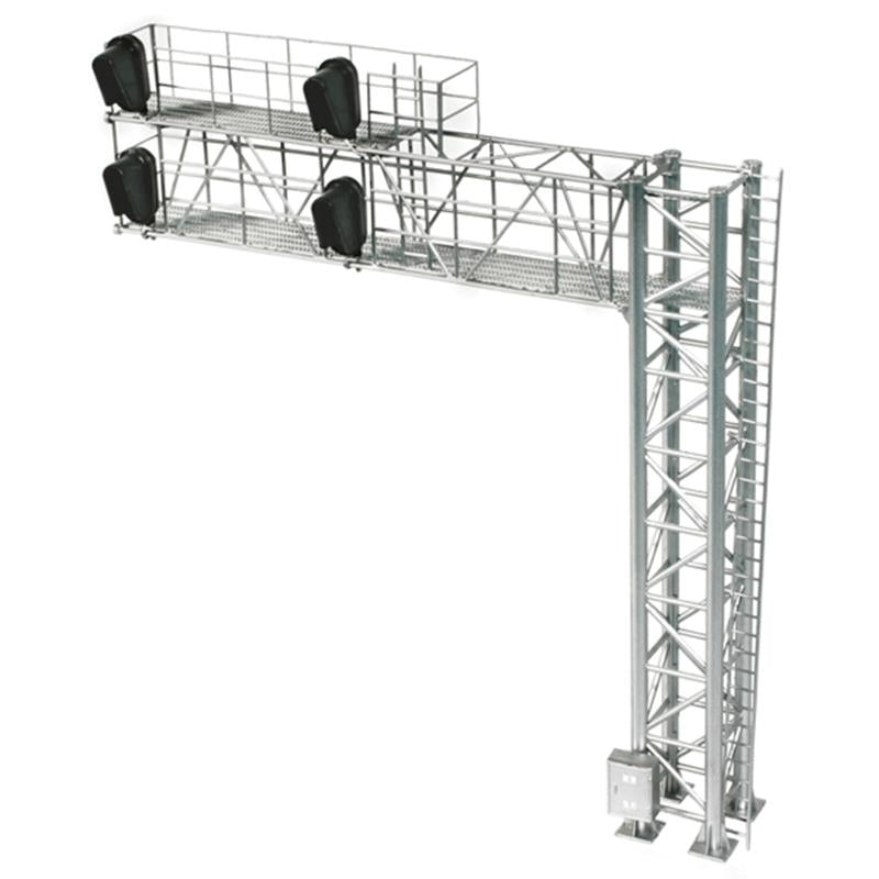 Atlas 70000099 HO 4 Head 2 Track Right Hand Modern Cantilever Signal Bridge