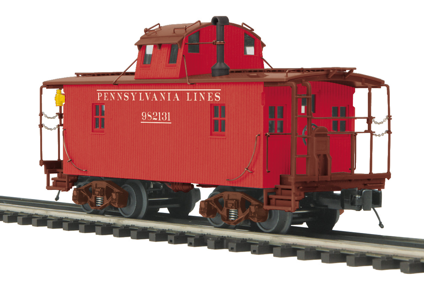 MTH 20-91645 O Scale Pennsylvania N-6b Caboose with Operating Signal Man #982131