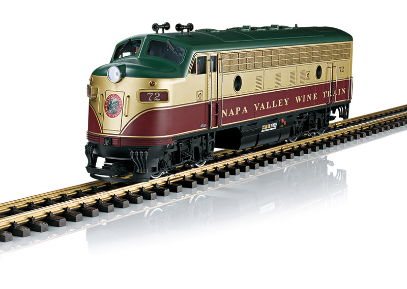 LGB 20580 G Napa Valley Wine Train EMD F7 A Diesel Locomotive #72 LN/Box