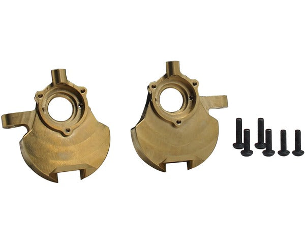 Hot Racing EVE21HM Brass Heavy Metal Front Knuckle for Red Cat Gen 8