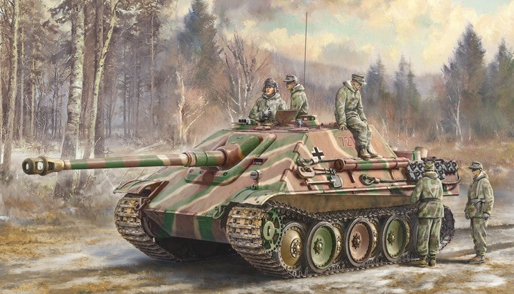 Italeri 6564 1:35 Sd.Kfz.173 Jagdpanther with Winter Crew Plastic Model Kit