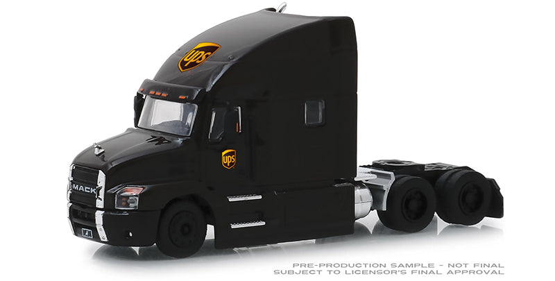 Greenlight Collectibles 45070-A 1:64 UPS - 2019 Mack Anthem Tractor Cab