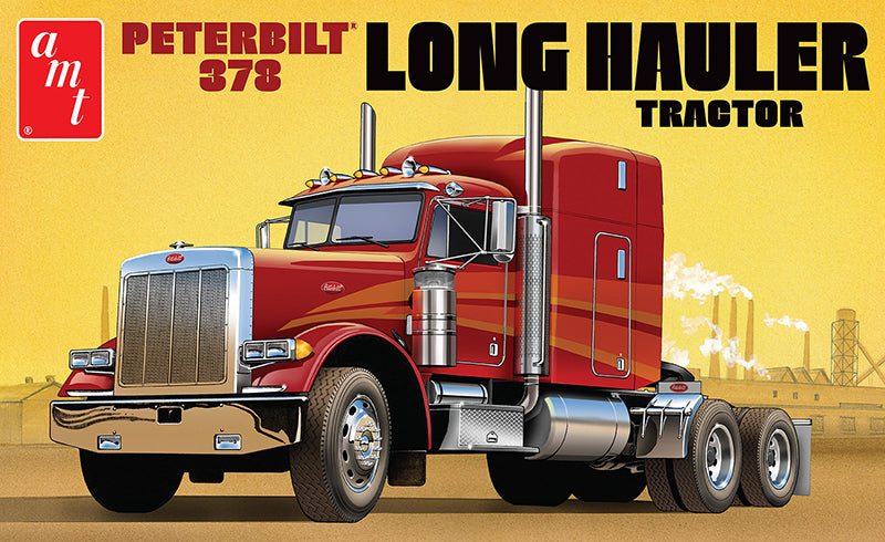 AMT 1169 1:24 Peterbilt 378 Long Hauler Semi Tractor Plastic Model Kit