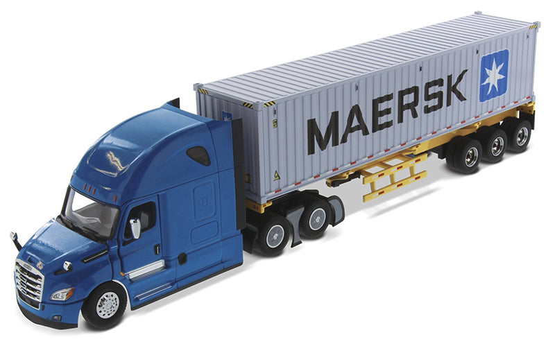 DieCast Masters 71048 1:50 Freightliner New Cascadia w/Sleeper & Skeletal Trailr