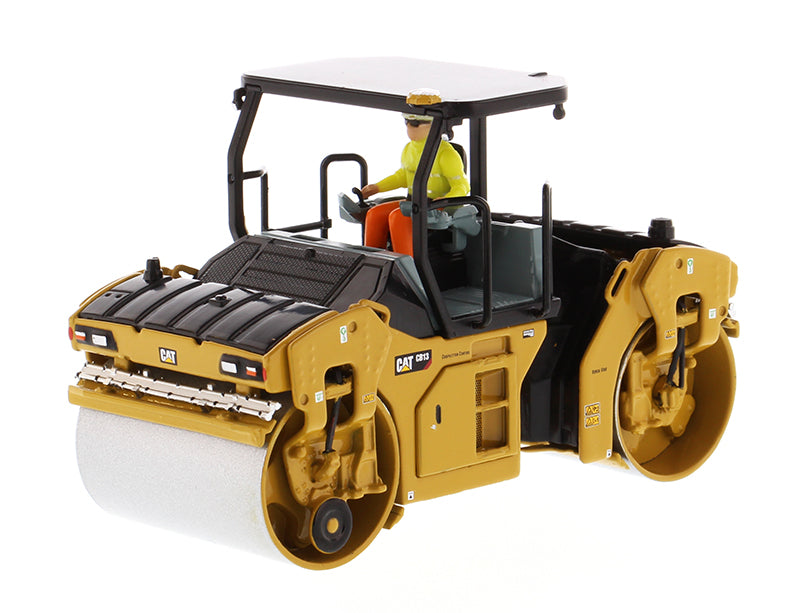 Diecast Masters 85594 1:50 Caterpillar CB-13 Tandem Vibratory Roller with ROPS