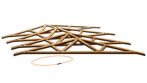 Weiss Brothers WBR-LA001A 1:50 Laser Cut Wooden Trusses (Pack of 4)