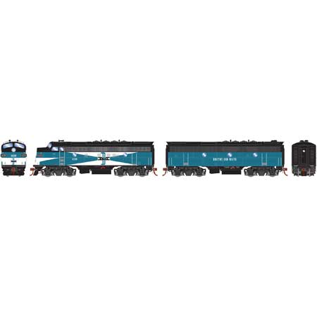 Athearn G22846 HO Boston & Maine F3A/F3B Diesel Loco w/DCC & Sound