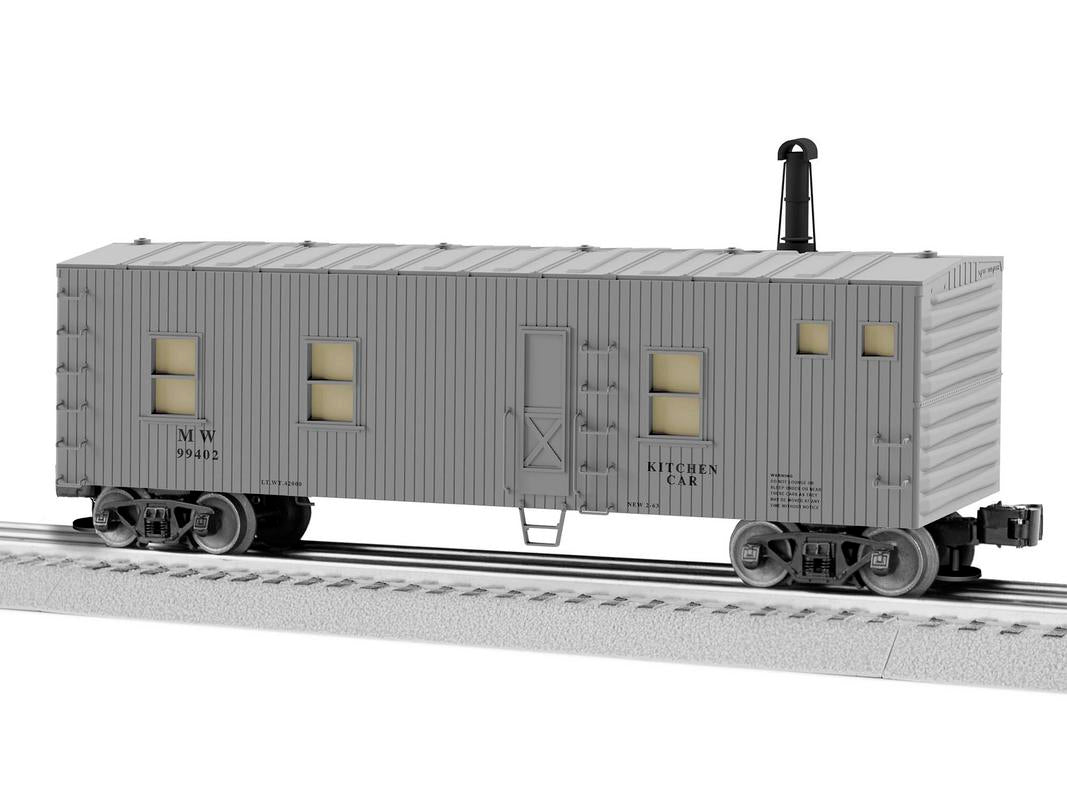 Lionel 1926240 O Maintenance of Way Kitchen Car with Sound #99402