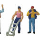 Walthers 949-6085 HO Dock Workers Figures (Set of 3)