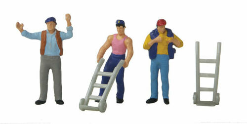 Walthers 949-6085 HO Dock Workers Figures (Set of 3)