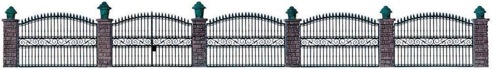 Walthers 933-550 HO Wrought Iron Fence Plastic Kit