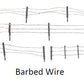 Woodland Scenics A2980 HO Barbed Wire Fence