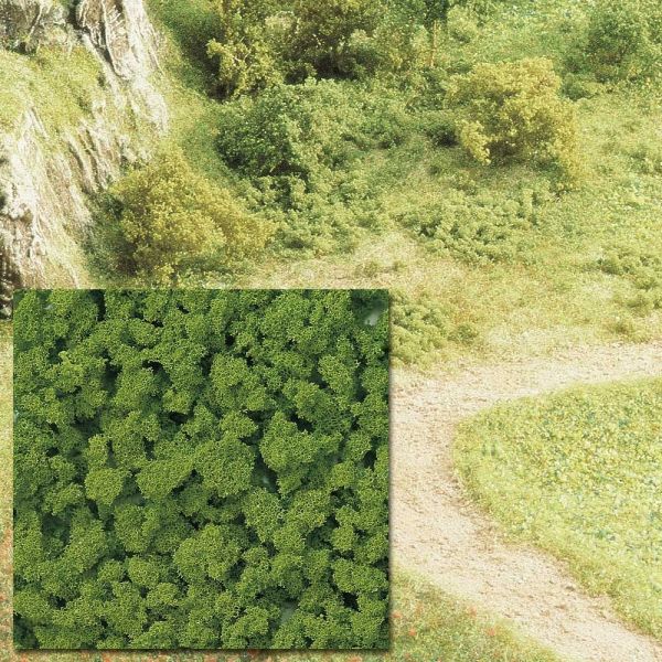 Busch 7361 HO/TT/N/Z/G/O Foam Flock Sping Green 500ml Bag