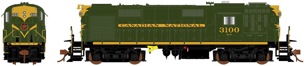 Rapido Trains 32503 HO Canadian National MLW RS-18 Diesel Loco Sound #3113