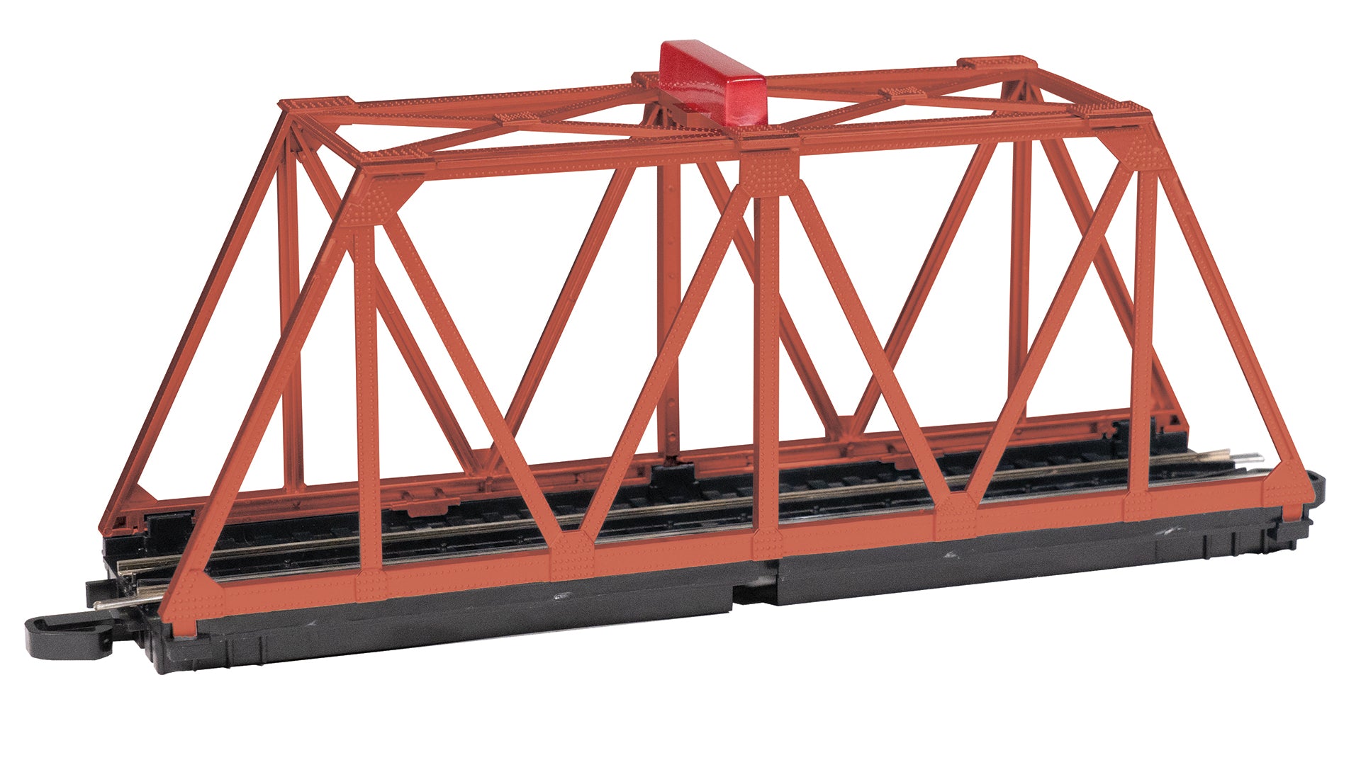 Bachmann 44479 HO Oxide Red Truss Bridge with Blinking Light