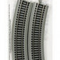 Bachmann 44501 HO Scale Nickel Silver 18" Radius Curved E-Z Track (Pack of 4)