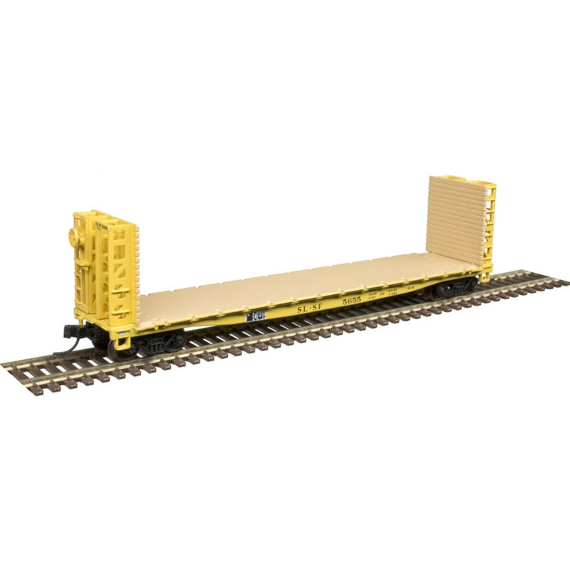 Atlas 50004807 N Frisco 48' GSI Bulkhead Flat Car #5655