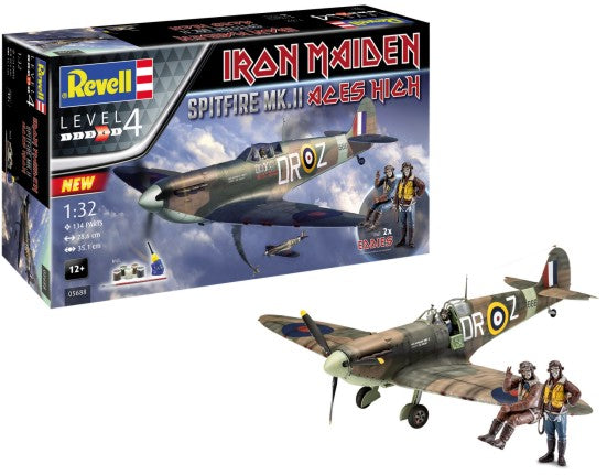 Revell of Germany 05688 1:32 Spitfire Mk.II Aces High Aircarft Plane Kit