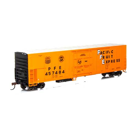 Athearn 71182 HO Scale Pacific Fruit Express 57' Mechanical Reefer #457484