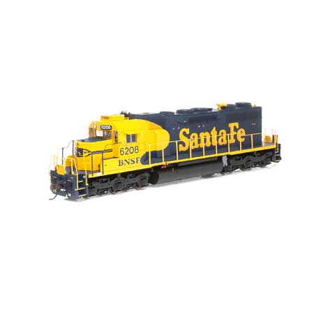 Athearn 71476 HO Burlington Northern Santa Fe SD39 Diesel Locomotive #6208 w/DCC