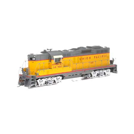 Athearn G78201 HO Union Pacific GP9 Diesel Locomotive with DCC and Sound #168