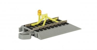 Bachmann 44593 HO Nickel Silver E-Z Track Flashing LED Bumper