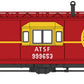 Bachmann 73206 HO Santa Fe Bay-Window Caboose with Roof Walk