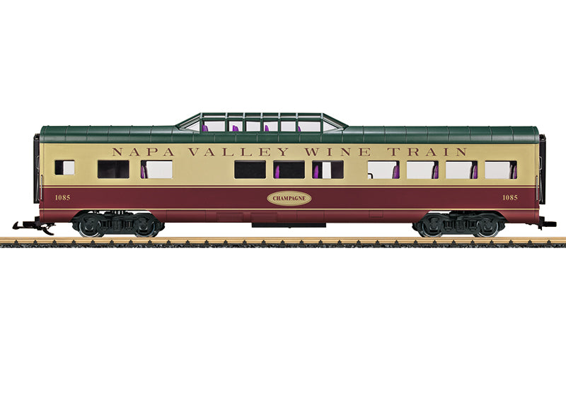 LGB 36593 G Napa Valley Wine Train Vista Dome Car