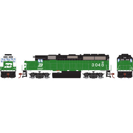 Roundhouse 14875 HO Scale Burlington Northern GP40-2 Diesel Locomotive #3048 MT/Box
