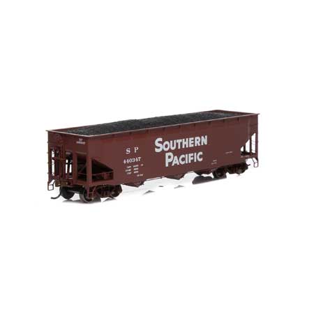Athearn 7043 HO Southern Pacific RTR 40' 3-Bay Offset Hopper w/Load #440347