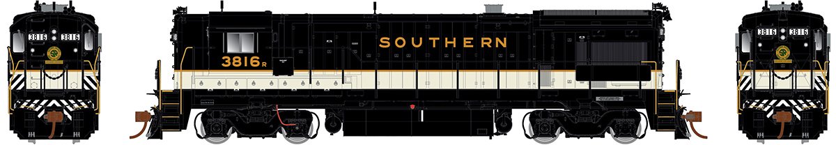Rapido Trains 18537 HO Southern GE B36-7 Diesel Locomotive DCC/Sound #3818