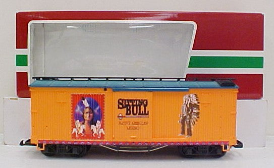 LGB 44673 G Gauge Sitting Bull Box Car LN/Box