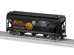Lionel 318704 O Scale HALLOWEEN ELX 3-Bay Hopper #18704