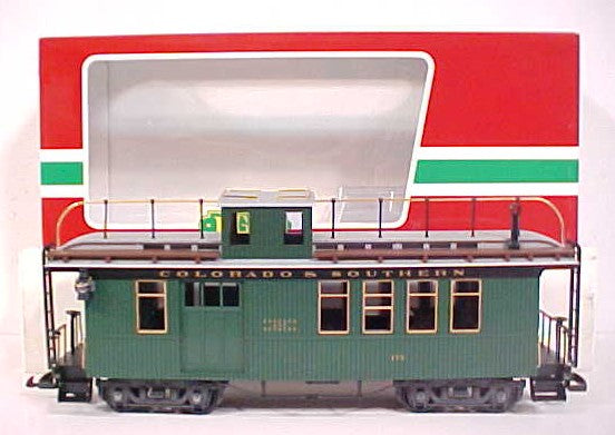 LGB 44750 G Scale Colorado & Southern Side Door Caboose LN/Box – Trainz