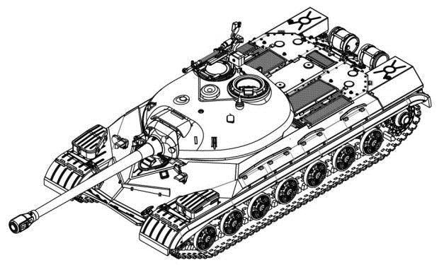 Trumpeter 07152 1:72 Soviet T-10 Heavy Tank Plastic Model Kit
