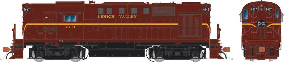 Rapido Trains 31510 HO Lehigh Valley Alco RS-11 Diesel Locomotive #8648