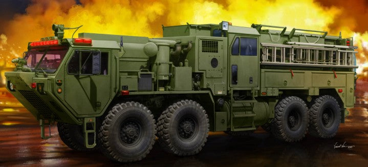 Trumpeter 01067 1:35 M1142 HEMTT Tactical Fire Fighting Truck Plastic Model Kit