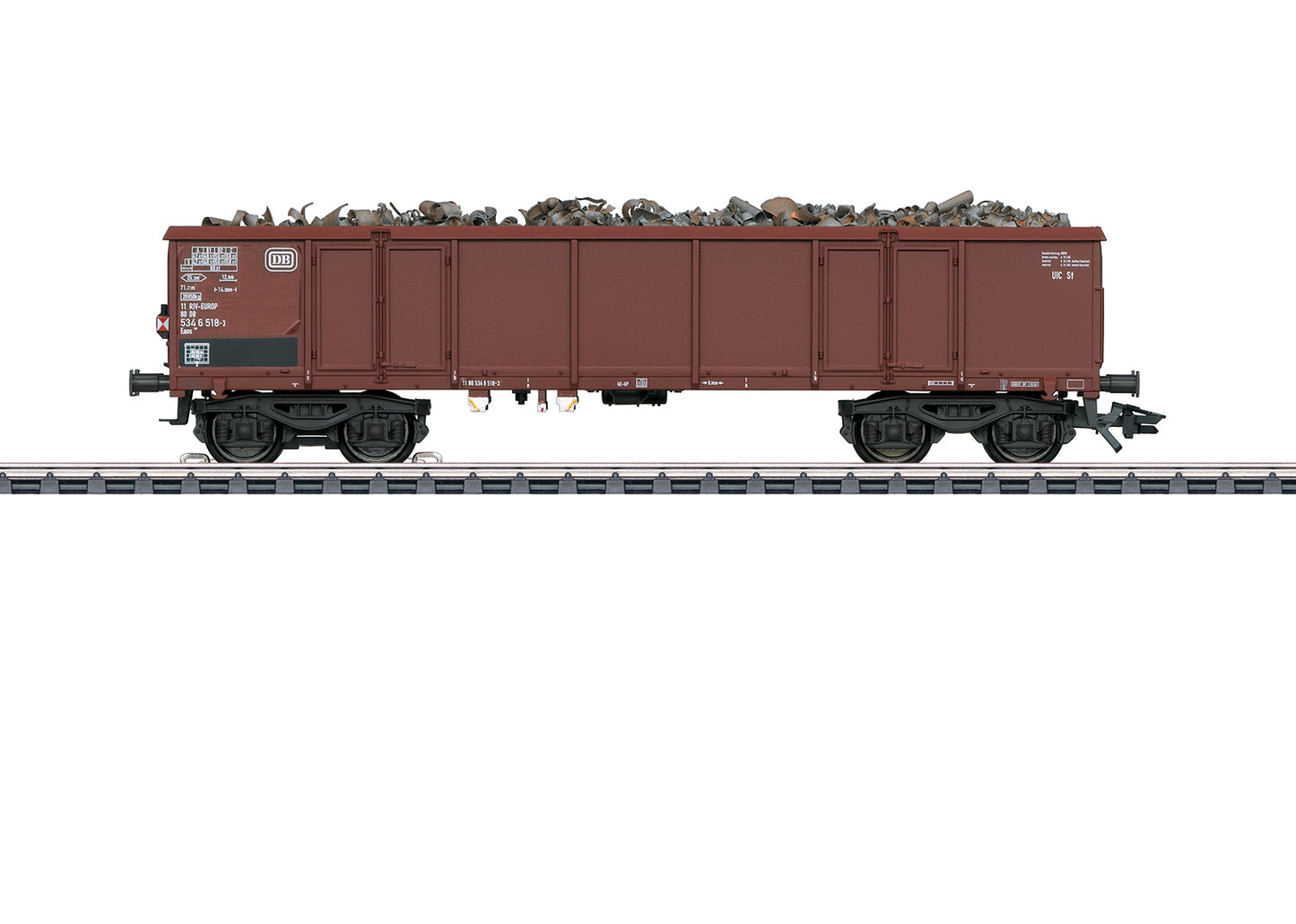 Marklin 46913 HO German Federal Railroad Eaos 106 Freight Car w/Sound/Digital
