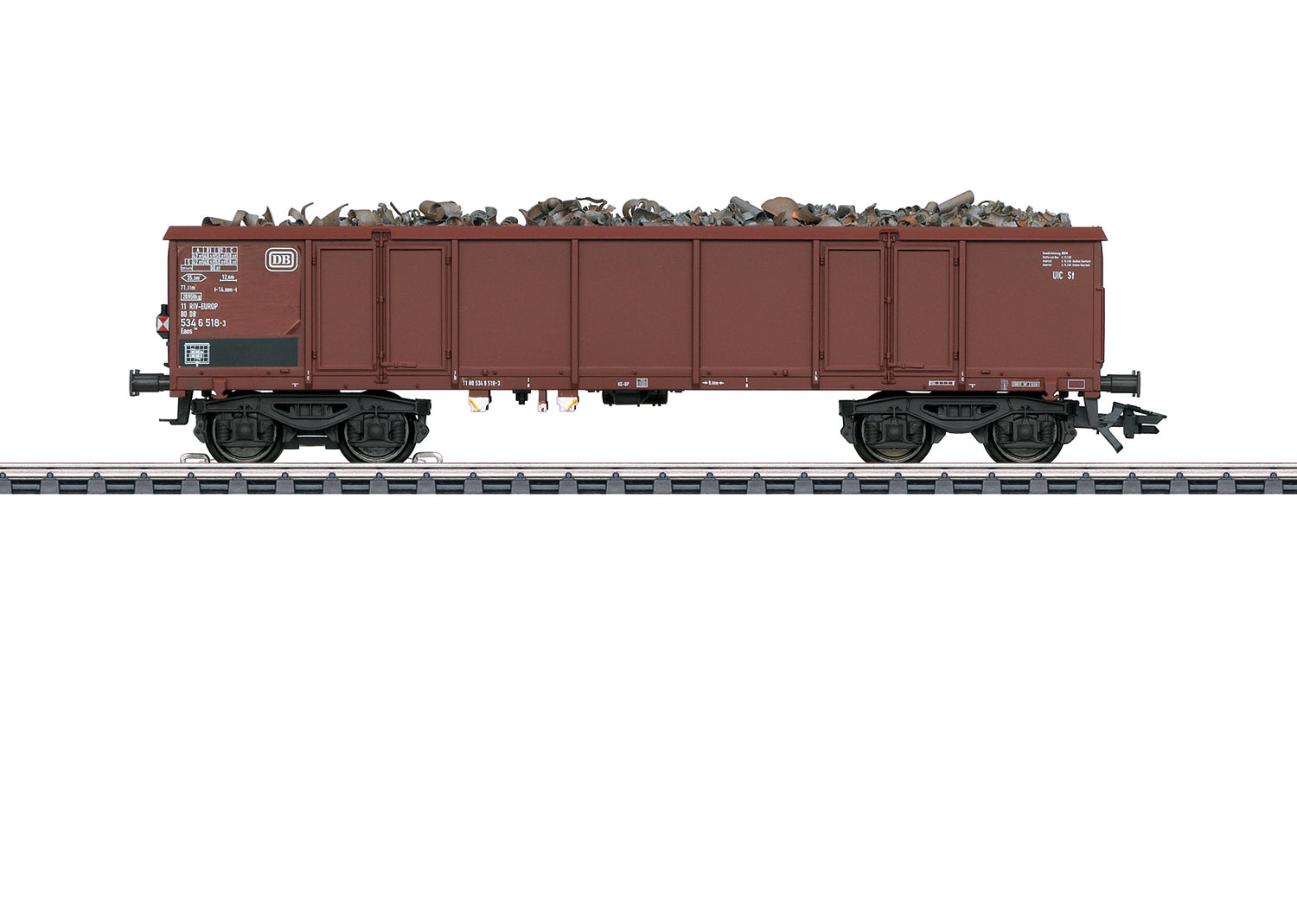 Marklin 46913 HO German Federal Railroad Eaos 106 Freight Car w/Sound/Digital