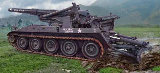 Italeri 6574 1:35 M110 Self Propelled Howitzer Plastic Model Kit