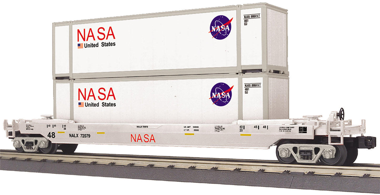 MTH 30-76796 O NASA Husky Stack Car #72079