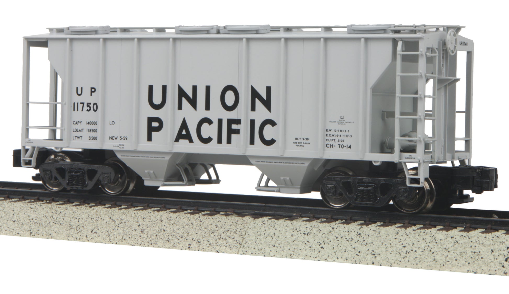 MTH 35-75047 S Union Pacific Ps-2 Hopper Car #11750