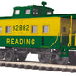 MTH 20-91653 O Reading Center Cupola Steel Caboose #92882 LN/Box