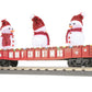 MTH 30-72210 O Christmas Gondola Car w/ LED Christmas Lights & Lighted Snowmen