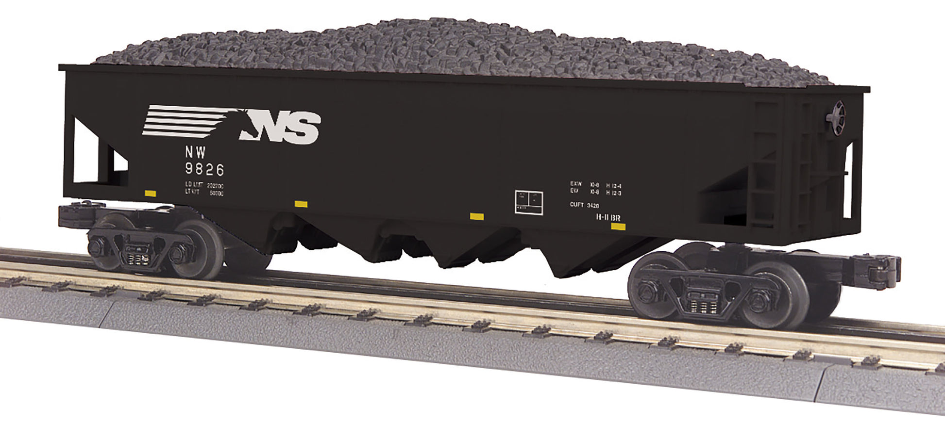 MTH 30-75637 O Norfolk Southern 4-Bay Hopper Car #9826