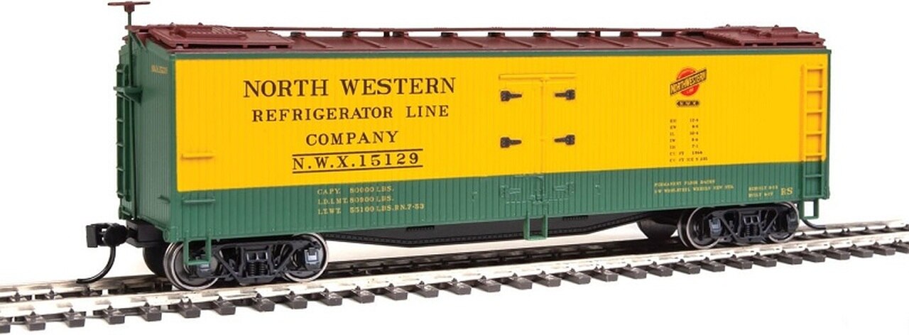 Walthers 910-41210 HO North Western Refrigerator Line 40' Early Reefer # 15129