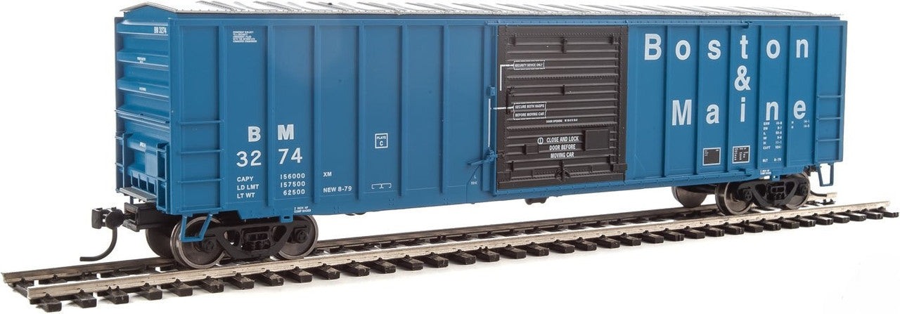Walthers 910-1801 HO Boston & Maine 50' ACF Exterior Post Boxcar #3274