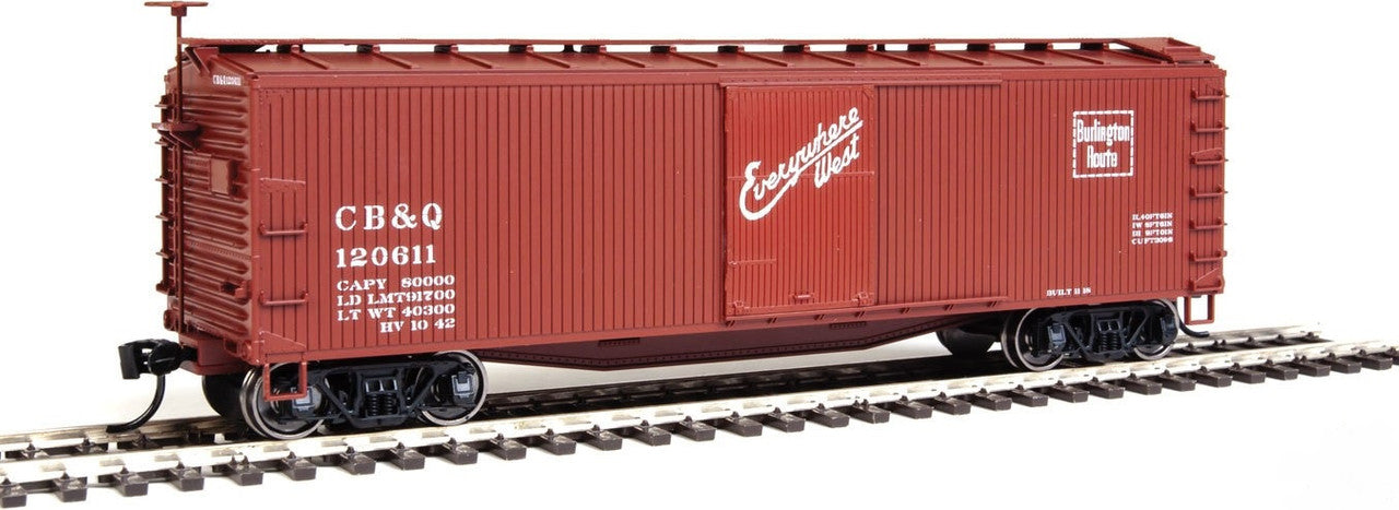 Walthers 910-40156 HO Chicago, Burlington & Quincy 40' USRA Wood Boxcar #120611