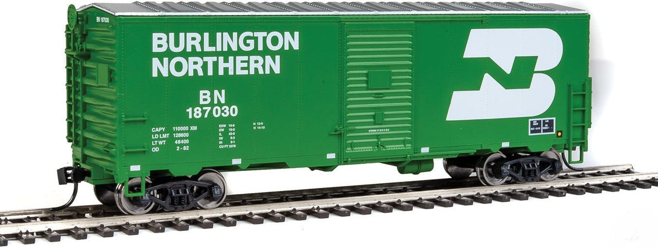 Walthers 910-1155 HO Burlington Northern 40' AAR Modernized 1948 Boxcar #187030