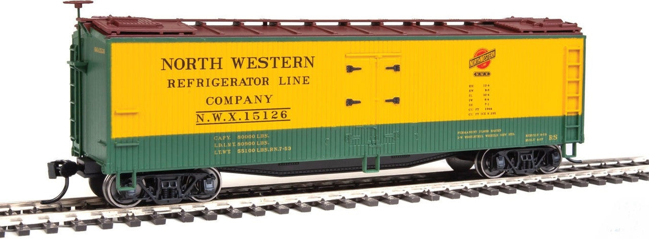 Walthers 910-41209 HO North Western Refrigerator Line 40' Early Reefer # 15126